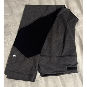 Lululemon Activewear Yoga Pants Charcoal Gray Black Leggings Size 8 23” Inseam